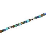 Mabina Bracciale regolabile in argento con pietre multicolor 534092